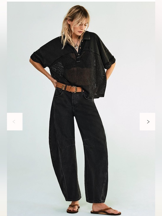 Free People Denim - Free People We The Free Good Luck Mid-Rise Barrel Jeans